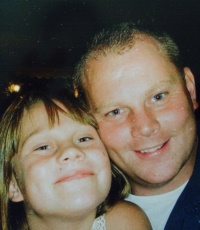 Builder Martin Stubbs with daughter Lauren